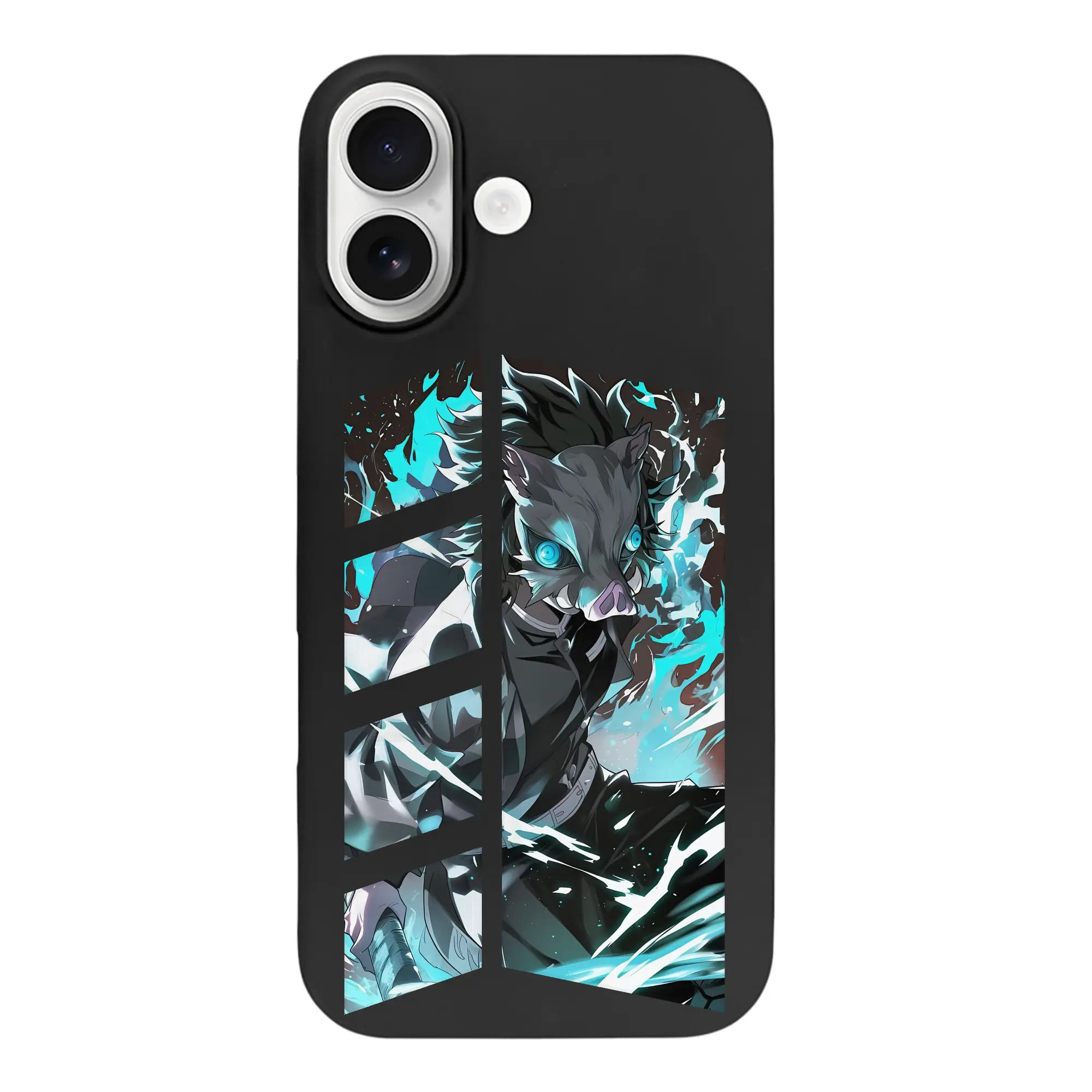 鬼滅の刃 グッズ,嘴平 伊之助 - iPhone 17 シリーズ シリコンケース 薄型 耐衝撃 指紋防止 ソフトタッチカバー 精密フィット 傷防止 保護ケース iPhone 17/17 Air/17 Pro/17 Pro Max 対応